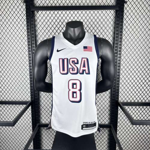 Unisex USA Basketball 2024 Olympics Team Kawhi Leonard Swingman Jersey -  White