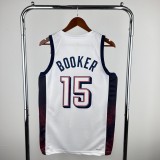 Unisex USA Basketball 2024 Olympics Team  Devin Booker Swingman Jersey -  White