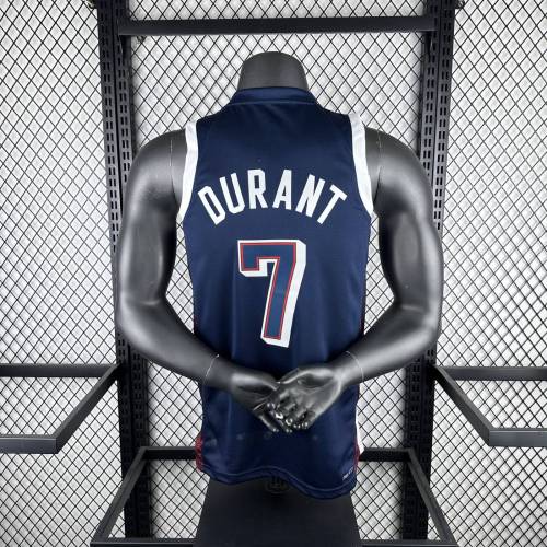 Unisex USA Basketball 2024 Olympics Team Kevin Durant Swingman Jersey - Navy