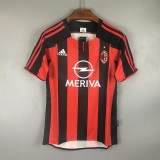 AC Milan 2003/2004 Home Retro Jersey