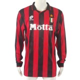 AC Milan 1993/1994 Home Long Sleeve Retro Jersey