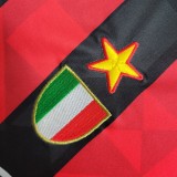 AC Milan 1993/1994 Home Long Sleeve Retro Jersey