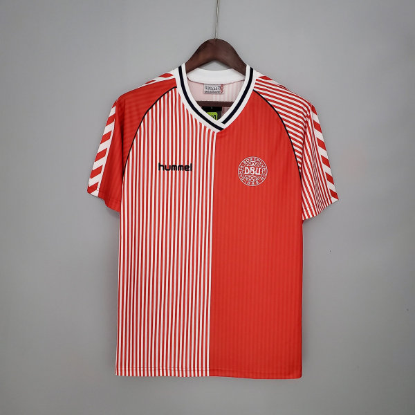 Denmark 1986 Home Retro Jersey