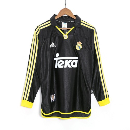 Real Madrid 1999/2001 Away Long Sleeve Retro Jersey