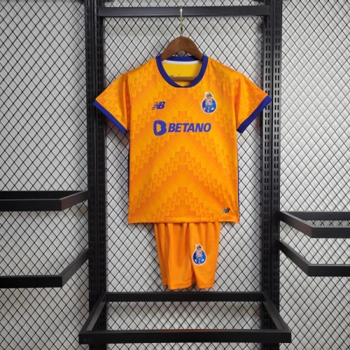 Kids Porto 24/25 Away Jersey and Short Kit