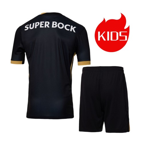 Kids Sporting CP 24/25 Third Jersey and Short Kit