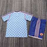 Kids MUFC 1990/1992 Away Retro Kit