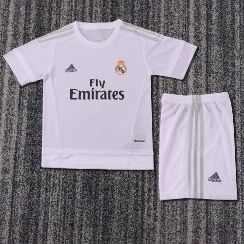 Kids Real Madrid 2015/2016 Home Retro Kit