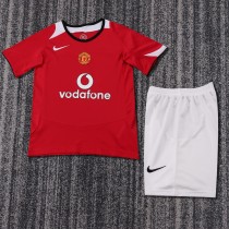 Kids MUFC 2004/2006 Home Retro Kit