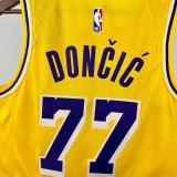 Men's 2023 Luka Doncic Yellow Team Jersey