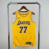 Men's 2023 Luka Doncic Yellow Team Jersey