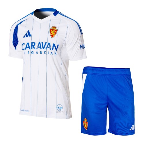 Real Zaragoza 24/25 Home Jersey and Short Kit