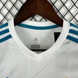 Kids Real Madrid 2017/2018 Home Long Sleeve Retro Kit