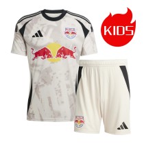 Kids New York Red Bulls 2025 Away Jersey and Short Kit
