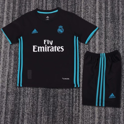 Kids Real Madrid 2017/2018 Away Retro Kit
