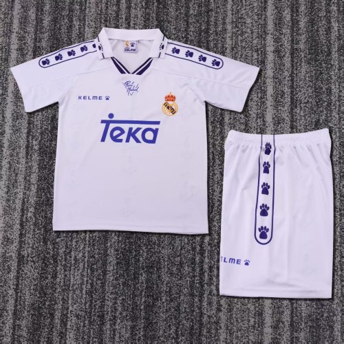 Kids Real Madrid 1994/1996 Home Retro Kit