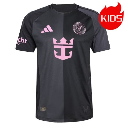 Kids Player Version Inter Miami CF 2025 Away Authentic Jersey