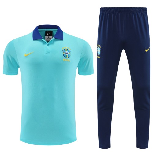 Brazil 2025 Polo and Pants Set Blue