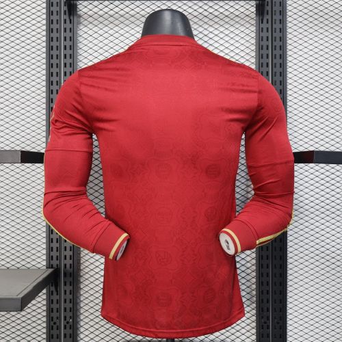 Player Version Bayern Munich 25/26 125th Anniversary Long Sleeve Jersey