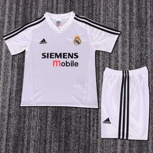 Kids Real Madrid 2004/2005 Home Retro Kit