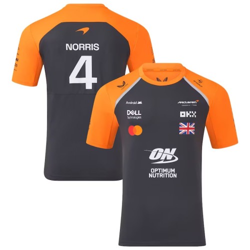 McLaren F1 2025 Team Driver Set Up T-Shirt - Lando Norris