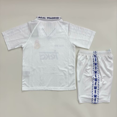 Kids Real Madrid 1996/1997 Home Retro Kit