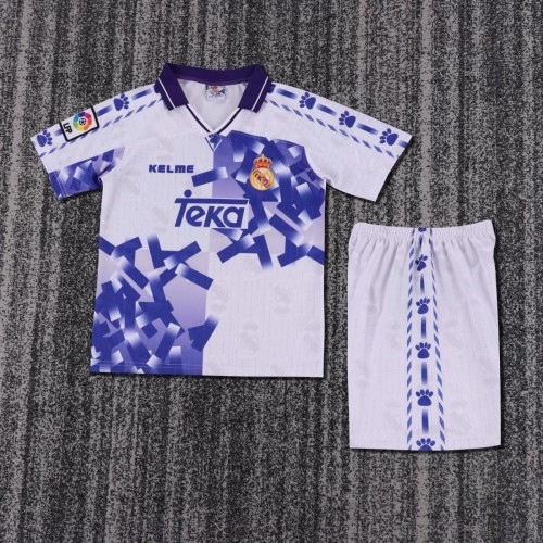 Kids Real Madrid 1996/1997 Third Retro Kit