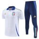 Italy 2025 Polo and Pants Set White