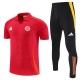 Bayern Munich 25/26 Polo and Pants Set Red