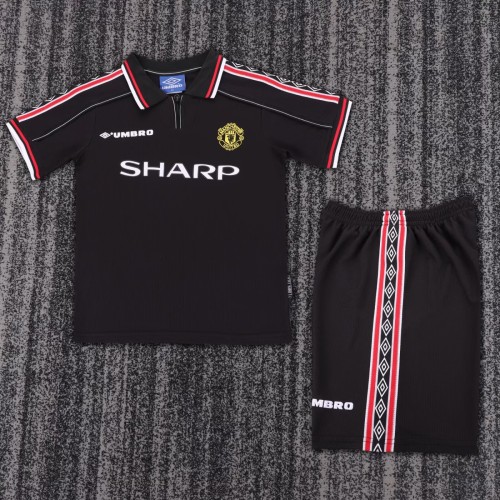 Kids MUFC 1998/1999 Alternate Retro Kit