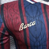 Player Version Barcelona 25/26 Classic Retro Long Sleeve Pro Jersey