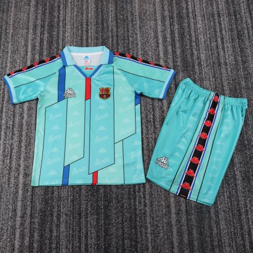 Kids Barcelona 1995/1997 Away Retro Kit