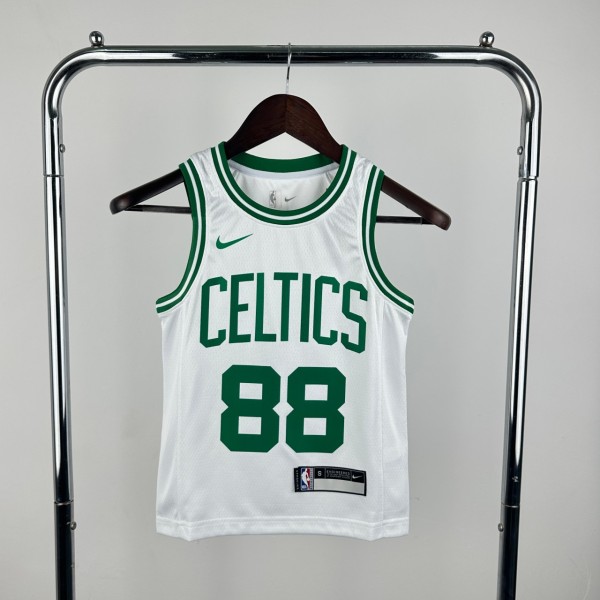 Youth Neemias Queta White Team Jersey