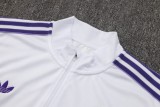 Real Madrid 25/26 Retro Half-Zip Training Top and Pants Set B2513