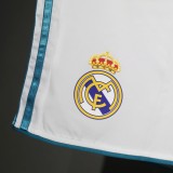 Player Version Real Madrid 2017/2018 Home Authentic Retro Shorts
