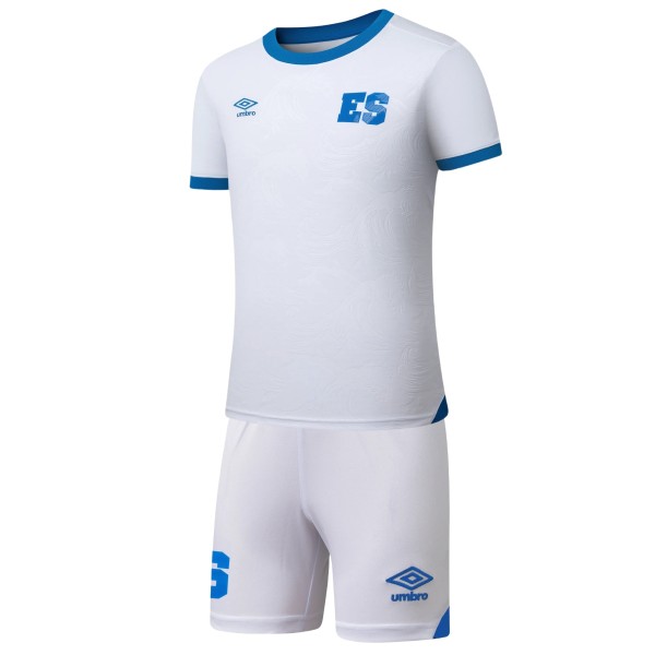 Kids El Salvador 25/26 Away Jersey and Short Kit