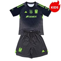 Kids Tigres UANL 25/26 Goalkeeper Jersey and Short Kit
