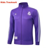 Kids Real Madrid 25/26 Retro Training Jacket and Pants Set E2505