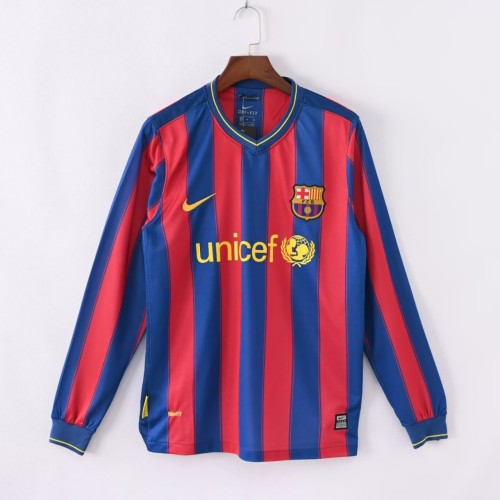 Barcelona 2009/2010 Home Retro Long Sleeve Jersey