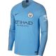 Manchester City 2018/2019 Home Long Sleeve Retro Jersey