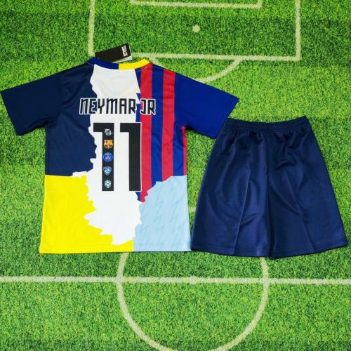 Kids Neymar JR Special Jersey and Short Kit