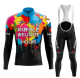 Road Race Pro Team Cycling Long-sleeved Fleece Suit Strava