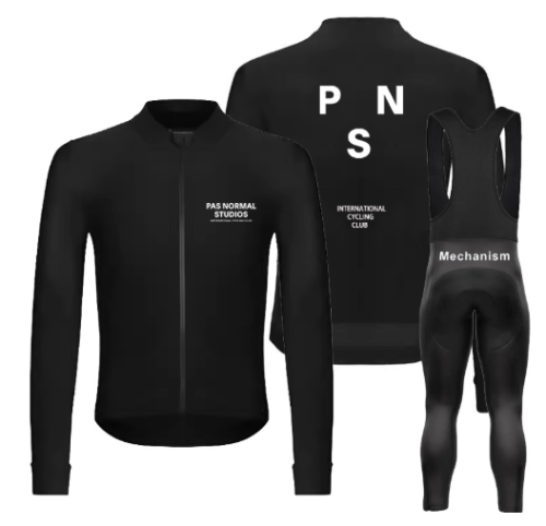 Road Race Pro Team Cycling Long-sleeved Fleece Suit Strava