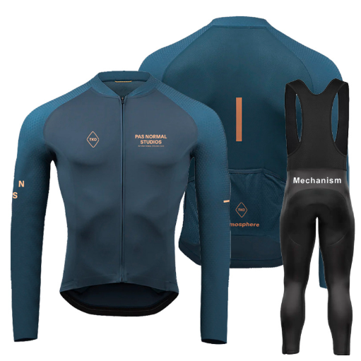 Road Race Pro Team Cycling Long-sleeved Fleece Suit Strava