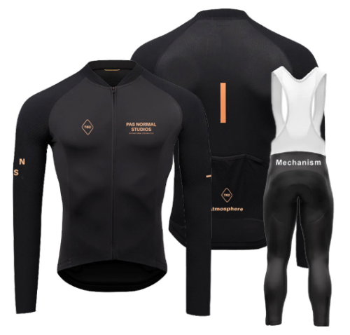 Road Race Pro Team Cycling Long-sleeved Fleece Suit Strava
