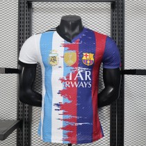 Player Version Argentina × Barcelona 25/26 Messi Authentic Jersey