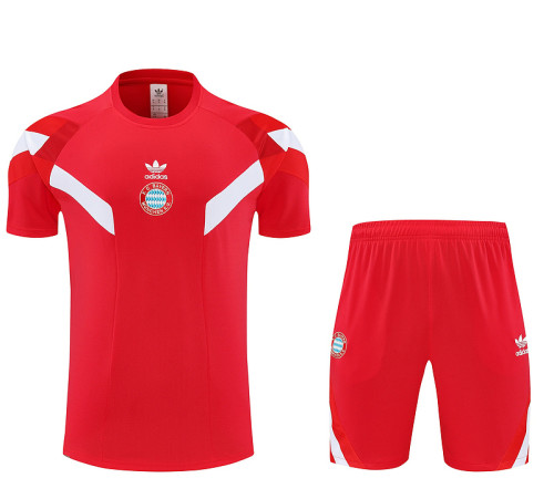 Bayern Munich 25/26 Training Shirt and Shorts Set Red