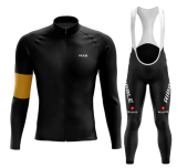 Road Race Pro Team Cycling Long-sleeved Fleece Suit Strava