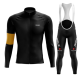 Road Race Pro Team Cycling Long-sleeved Fleece Suit Strava
