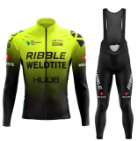 Road Race Pro Team Cycling Long-sleeved Fleece Suit Strava